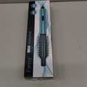 Farery Mini Thermal Brush, Curling Iron 3/4 Inch, Heated Round Brush for Volumizing and Small Curls, Travel Size Hot Brush for Short & Thin Hair, Dual Voltage, One Heat 392F, Touch-ups, Blue