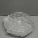 Chef's Star 16" Food Tray with Ice Compartment & Lid - 8 Section with Dip Holder Clear Acrylic Chilled Bowl for Lunch, Picnics & Parties