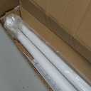 Tension Curtain Rod40-86IN(3.33-7.17Ft) One-Click Fast Extension Rod Easy to Install White Long Outdoor Curtain Rods No Drilling Never Rust for Window or Shower Patio Diameter 1.26 Inches