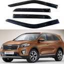 IG Window Visors Fit for 2011-2015 Kia Sorento, Out-Channel Rain Guards Vent Wind Deflectors 4PC, Car Accessories for 11-15 Sorento