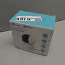 Kasa 2K+ Indoor Pan/Tilt Wired Security Camera - Works as a Baby Monitor & Pet Camera, Motion Detection & Tracking, 2-Way Audio, Night Vision, Subscription-Free Local Storage or Optional Cloud, KC410S (White)