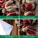 Christmas Decorations Merry Christmas Banner Xmas Porch Door Sign for Winter Party Decorations Supplies (Santa Claus-6, 70.8 x 35.4 Inch)