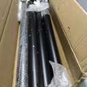 Street Light Pole 20ft Tall - Outdoor Solar Split Street Lamp Post Light Pole with Mounting Steel Anchors for Patio, Street, Backyard, Parking Lot