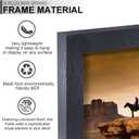 A PLUS MAX 18x24 Picture Frame Set of 2 Black Light Weight Wall Mount