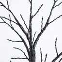 Nearly Natural 6ft Pre-Lit Halloween Twig Tree with 480 Orange & Purple LED Lights
