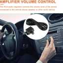 Universal Car Amplifier Level Controller Car Audio Control Knob Sub Amp Volume Control Cable with 3.5mm Wire for Car Motorcycle Speakers Home Theater