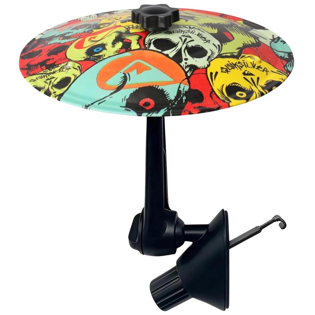 Car Cymbal Air Vent | Dashboard Fun Decorations Gift for Music Lovers Cool Car Must Have Accessories Mini Car Crash Drum Cymbal Platillo De Bateria Para Auto