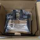 Estmoon 2 Pack Privacy Door Levers Door Handle Matte Black Interior Door Knobs Keyless Door Locks for Bedroom or Bathroom, Left or Right Handing Levers