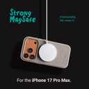2 x TineeOwl for iPhone 17 Pro Max Magnetic Case, Camera Control Button, Compatible with MagSafe, TPU, Minimalist, Slim/Thin, Grippy - Dune Series (Stone, iPhone 17 Pro Max)