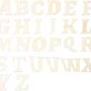 170 pcs 3in Wooden Letters Craft Set Cute Letter Shapes for Home Decor and DIY Projects (3IN)