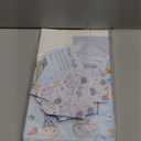 Teling 51 Pieces Diaper Raffle Tickets with Card Box Baby Shower Decorations Baby Shower Holder Box for Girl Boy Diaper Raffle Party(Ocean Animals)