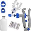 NEWTRY 5ml Livestock Syringe Gun, Adjustable Continuous Syringe for Cattle, Goat, Pig, Cow