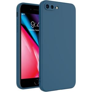 for iPhone 8 Plus Case Dark Blue, Scratch Resistant with Soft Touch, Slim Thin Phone Cover for iPhone 7 Plus 5.5 inch