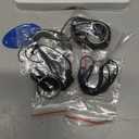 Android Air Tracker 4 PackLuggage Tracker Tags Compatible with Google Find Hub App (Android Only) Bluetooth Tracker with 4 Case Key Finder and Item Locator for Wallets, Backpack, Suitcases-Black