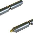 6" Bullet Hinge Steel Body & Pin, Brass Bushing & Grease Zerk 49753 (2)