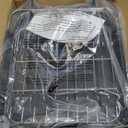 SNTD Dish Drying Rack, Expandable Dish Rack for Kitchen Counter, Stainless Steel Dish Drainer with Drainboard Set and Utensil Holder (Gray)