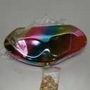 Acrylic Clutch Purse for Women Evening Bag, Irregular Shell Acrylic Purse Box Clutch with Chain for Party Wedding Prom