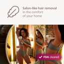 Philips Lumea 8000 Series IPL Hair Removal Device, Permanent Laser Hair Reduction for Women & Men, Easy and Comfortable Use at Home, SenseIQ, 3 Attachments for Body, Face, Intimate, BRI937/03