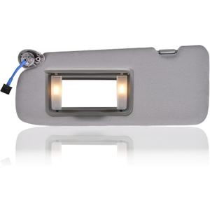 Sun Visor Driver Left Side Compatible with Honda CRV CR-V 2017 2018 2019 2020 2021 2022 Sunshade Number 83280TLAA12ZB Color: Gray