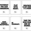 CREAARO Hypebeast Posters Unframed Motivational Slogans Room Decor for Teen Boys Guys Men 6pcs 8x10inch