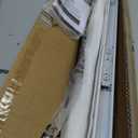 LazBlinds No Tools No Drill Cordless Roman Shades for Windows, Blackout Thermal Insulated UV Blocking Window Blinds, Room Darkening Fabric Blinds for Indoor Windows, 34'' W x 48'' H, Off White