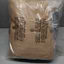 ULTCOVER Rectangular Patio Heavy Duty Table Cover - 600D Tough Canvas Waterproof Outdoor Dining Table and Chairs General Purpose Furniture Cover Size 111L x 74W x 28H inch (Brown)