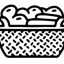 13x15.5, 12x14.75, 10x13.5in Woven Basket With Fabric Lining, Wheat/Rose Gold, 3pc