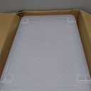 Beeveer 4 Pcs Plastic Under Bed Storage Containers with Lid Wheel Handle, Transparent Large Capacity Stackable Latching Storage Bins for Closet Bedroom Clothes Shoes Blanket(23.7 x 15.8 x 5.2, White)