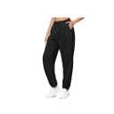 LIQIUMYY Women's High Waist Baggy Sweatpants Lounge Drawstring Workout Pants with Pockets Sweats for Women Running Joggers-Black-S