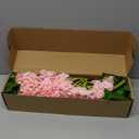 Floroom 4 Pcs Real Touch Blush Pink Hydrangea Artificial Flowers, 20" Full Faux Hydrangea Flowers Fake Flowers for Home Decor Party Floral Arrangements Wedding Bouquets Centerpieces Decorations