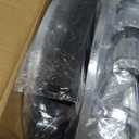 Youxmoto Chrome ABS Complete Axle Cover Set, 2 Front and 4 Rear with Hub Caps and 33mm Screw-On Spiked Lug Nut Covers for Semi Trucks