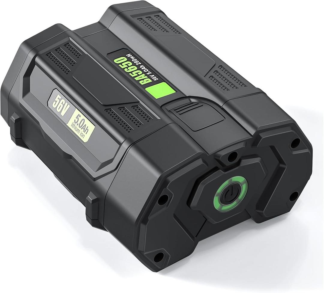 E EGOWAY 56V 5.0Ah Replacement Battery, Compatible with EGO BA2800T BA4200 BA1400 Power Tools, AM- EGO-01