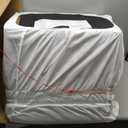 Christopher Knight Home Armga Fabric Upholstered Counter Stool, Wooden Counter Height Barstool Set, Kitchen Island Bar Stool Chair, Dining Room Armchair, Charcoal Gray