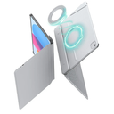 Nillkin for iPad 11th A16 2025 | 10th Gen Adhesive Magnetic Keyboard Book Cover | Magic Ease | Kickstand | Smart Touch pad | with Magnetic Wall Mount | Detachable Keyboard Case for iPad 10.9’’ (Grey)