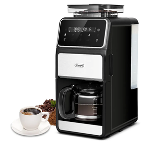 Gevi 10-Cup Grind & Brew Coffee Maker with Built-in Burr Grinder – Programmable Touch Screen, 4-Hour Keep Warm, Permanent Filter, Drip Coffee Machine for Home & Office