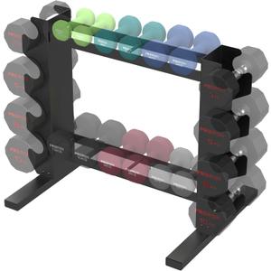 PROIRON Compact Dumbbell Rack Stand Only, Stable Dumbbell Storage Rack with Extra Long Steel Pipe Base ,Weight Rack for Dumbbells Strength Training Dumbbell RacksWeight Rack for Home Gym Storage,Max.Weight 450 lbs.