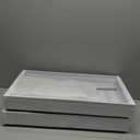 OneDream 2 Pack Pull Out Cabinet Organizer, 21" Deep Slide Out Drawers for Kitchen Cabinets, No Drill Adhesive Pull Out Drawers for Cabinets, Roll Out Shelves Adjustable Width 12.05"-20.4" (White)