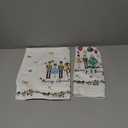 Artoid Mode Nutcrackers Xmas Balls and Trees Merry Christmas Kitchen Towels Dish Towels, 18x26 Inch Snowflakes Decoration Hand Towels Set of 2 (Beige)