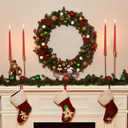 14 Pack Tall Red Taper Candles - 10 Inch Red Dripless, Unscented Dinner Candle - Paraffin Wax with Cotton Wicks - 8 Hour Burn Time.