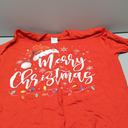Merry Christmas Lights Red Santa Hat Xmas Family Men Women T-Shirt, L