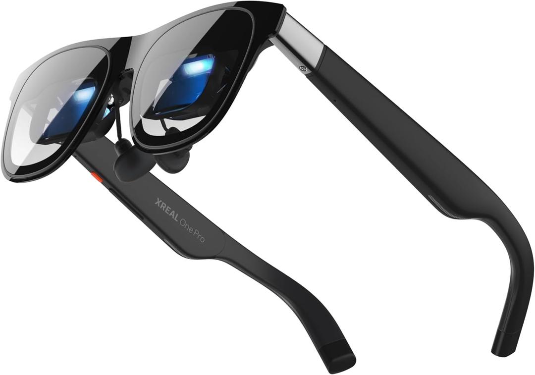 XREAL One Pro AR Glasses with X1 Chip, Native 3 DoF, X-Prism Optics, Real 3D, 57FOV 171" 120Hz FHD Display, XR Glasses for iPhone 17/16, Steam Deck, ROG, Mac, PC, Android & iOS M (IPD 57-66mm)