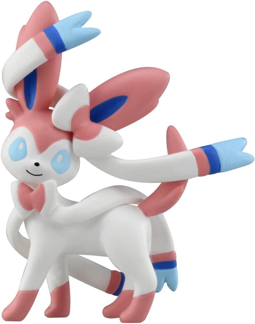 Takara Tomy Pokemon Moncolle Sylveon Pokemon Figure Toy 4 Years Old and Up Toy Safety Standard Passed ST Mark Certified Pokemon
