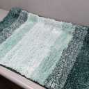 OLANLY Bathroom Rugs Mat 30x20, Extra Soft Absorbent Microfiber Bath Rugs, Rubber Backing, Quick Dry, Washable Bath Mats for Bathroom Floor, Tub and Shower, Home Decor Accessories, Blackish Green