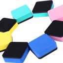 Dry Erase Erasers, 48 Pack Magnetic Whiteboard Eraser Chalkboard Cleansers Wiper for Classroom Office and Home (48mixed)