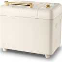 Neretva Bread Machine, 2.2LB 15-in-1 Bread Maker, Dual Heater Breadmaker Machine with Auto Nut Dispenser & Nonstick Ceramic Pan, Bread Maker Machine for Gluten Free, Dough Maker, Sourdough, Yogurt (white)