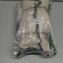 Greige Linen 102 Inch Curtains 72 Inch Wide for Living Room Privacy Pinch Pleated Drapes with Hooks Rings Back Tab Light Filtering Semi Sheer Extra Wide Curtains for Patio Balcony Oatmeal 72x102