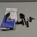 Prime-Line K 5071 Push Button Latch w/ Tie Down, Single Unit, Black  Designed to Accommodate Multiple Surfaces, Complete with Night Lock, Contemporary Design (Single Pack)