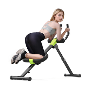 Ab Workout Equipment, Ab Machine for Home Gym Fitness, Ab Trainer Exercise Equipment for Abdominal Exercise and Strength Training (Black)