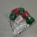 Tisbonsy Christmas Headband (Pom Pom Balls)