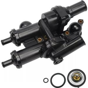 Thermostat Housing Assembly for Car Compatible with Compatible with Dodge, Chrysler and Jeep - Journey 09-20, Avenger 09-14, Compass Patriot 07-17, Caliber, Sebring Replace 68003582AB